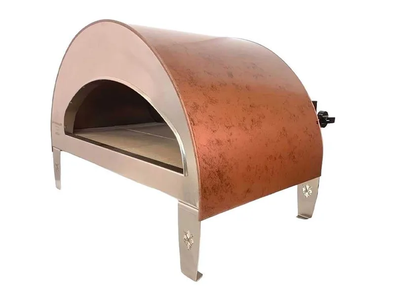 Pizza Party Emozione - Four à pizza à gaz d'extérieur - Chambre de cuisson 40 x 70 cm - Sole en biscotto réfractaire