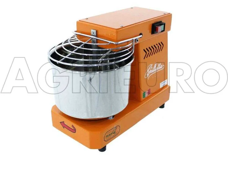 Pétrin à spirale électrique - Famag Grilletta IM5 Color - Orange 5 kg - 8 L