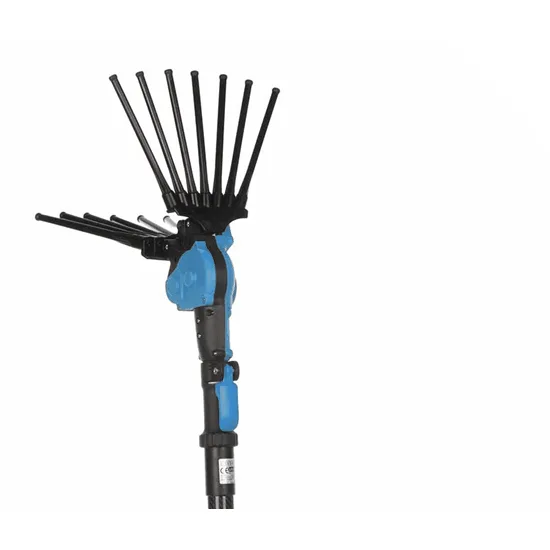 Lisam Oliwatt 3 - Peigne vibreur électrique à batterie - Avec dents en nylon - 235-330 cm - Perche téléscopique