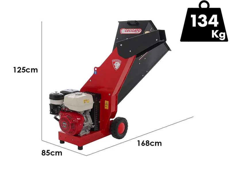 Ceccato Tritone Maxi - Broyeur de branches thermique - Moteur Honda GX 390