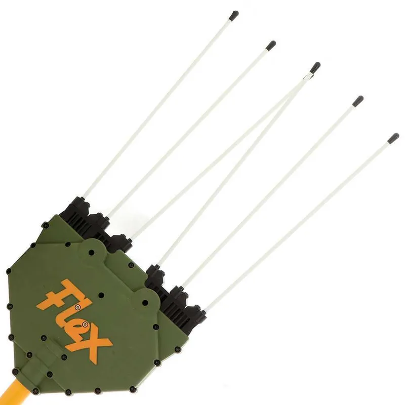 Peigne vibreur électrique à batterie Oliviero Flex Basic télescopique, perche aluminium fixe 240 cm