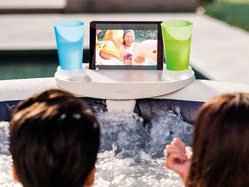Porte-objet avec lumière LED Intex 28520