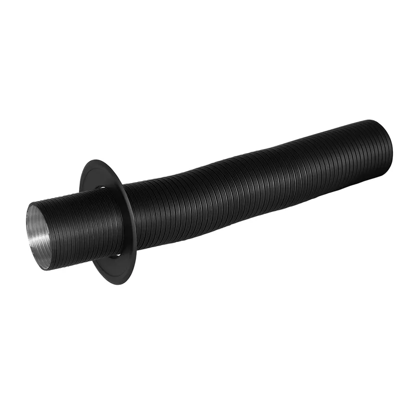 Rosace pour Color Flex noir Ø 125 mm pour raccord d'air extérieur