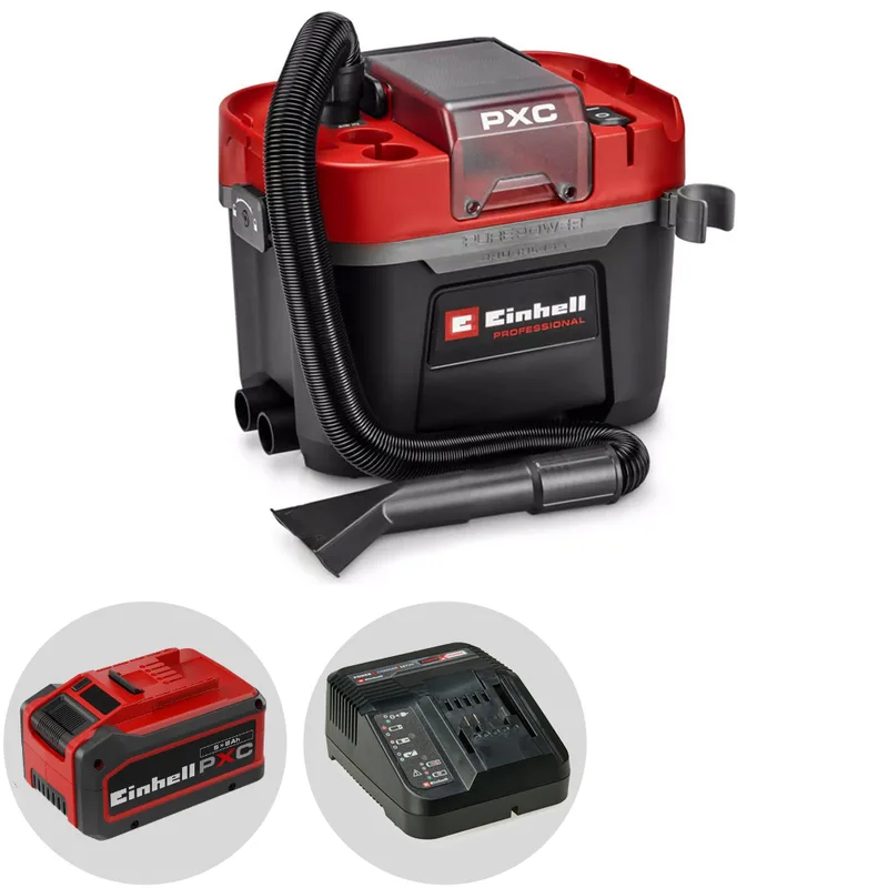 Einhell TP-VC 18/10 Li BL - Aspirateur multifonction à batterie - 18V 5-8 Ah