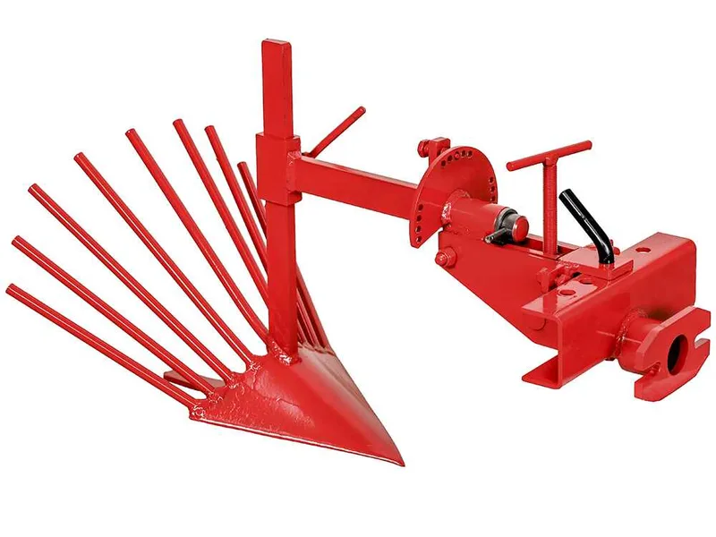 Arracheuse de pommes de terre AP-5 avec attelage réglable à deux boulons et barre porte-outils – Pour motoculteurs de 6 à 10 CV