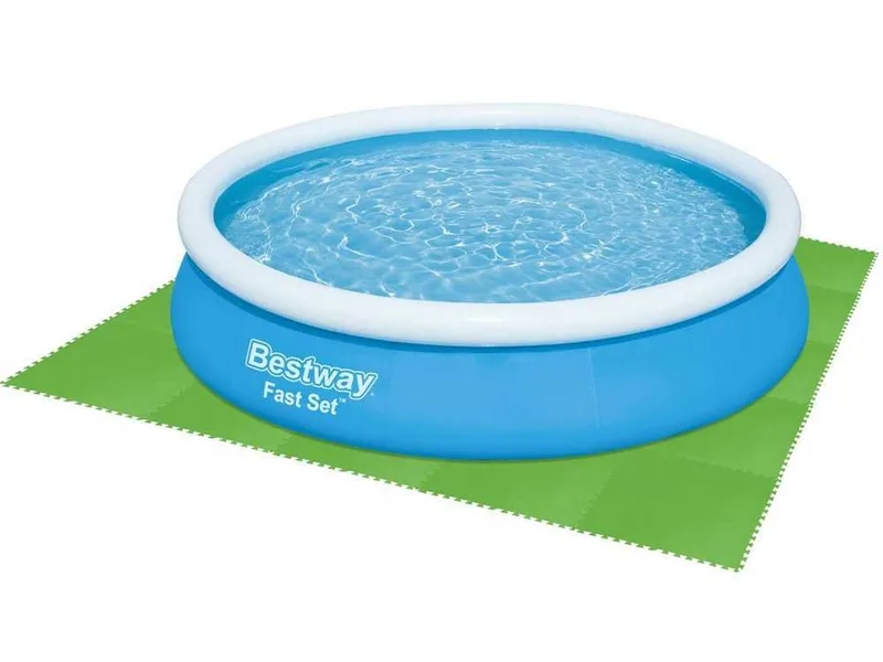Dalle anti-dérapante verte 78x78 cm 9 pièces Bestway 58636