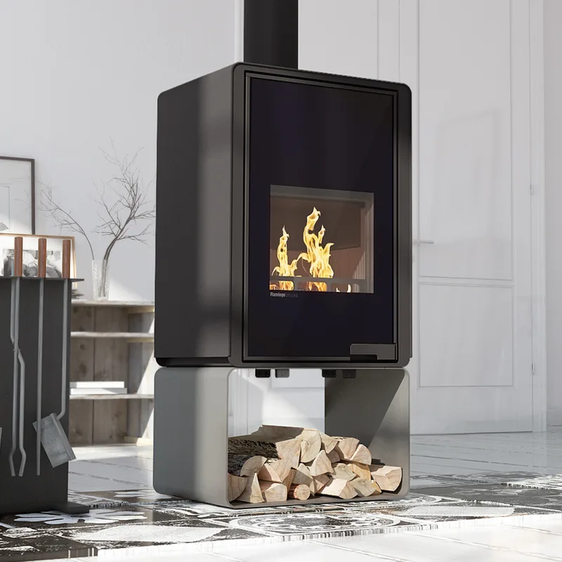 Poêle à bois HS Flamingo Deluxe Pentai Gris
