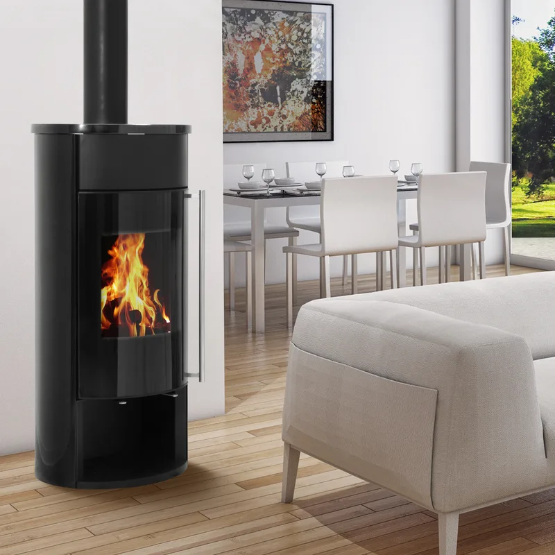 Poêle à bois avec échangeur thermique Schmitzker Lecara Blackline