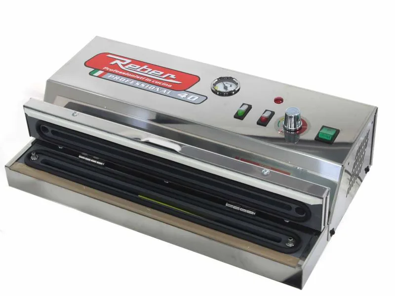 Reber PROFESSIONAL 40 - 9714 N - Machine sous vide professionnel - Barre de soudure 43 cm