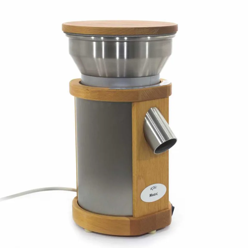 Komo Magic - Moulin à farine en hêtre massif et acier inox - 250W
