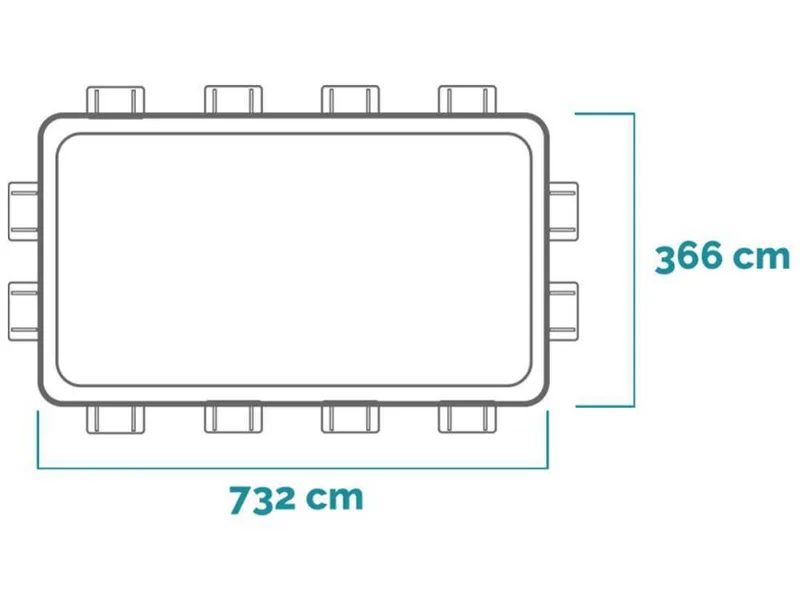 Intex Ultra XTR Frame 26364NP - 732x366x132 cm - Piscine hors-sol
