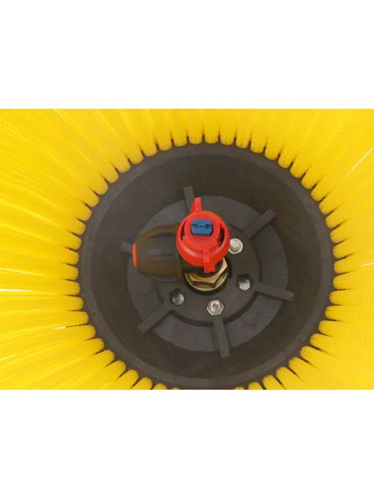 Rampe de désherbage interligne professionnelle avec brosse rotative de 40 cm en nylon