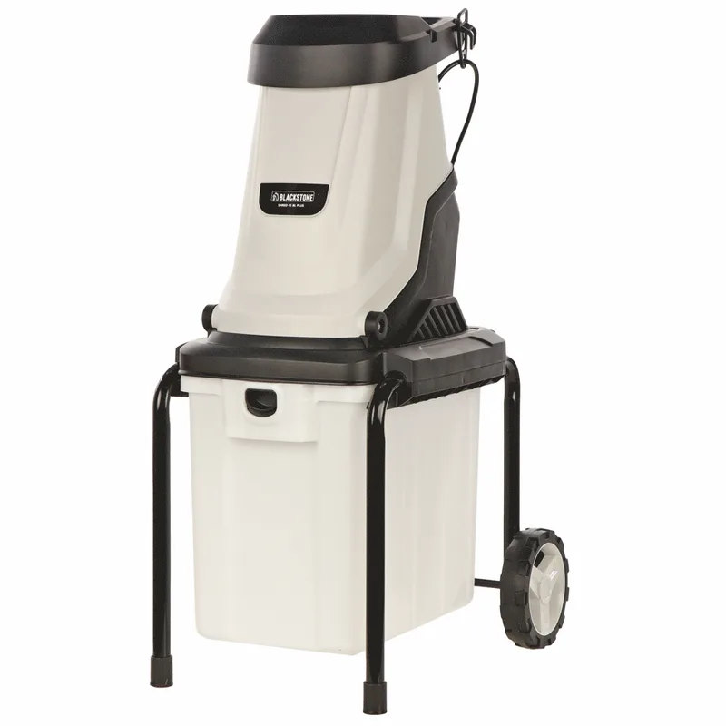 BlackStone SHRED 45 BL PLUS - Broyeur électrique - Lames réversibles - Bac de ramassage