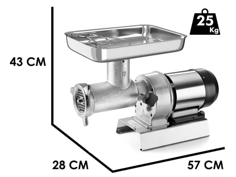 Tre Spade TC-32 Elegant - Hachoir à viande électrique - 1100 W - n° 32