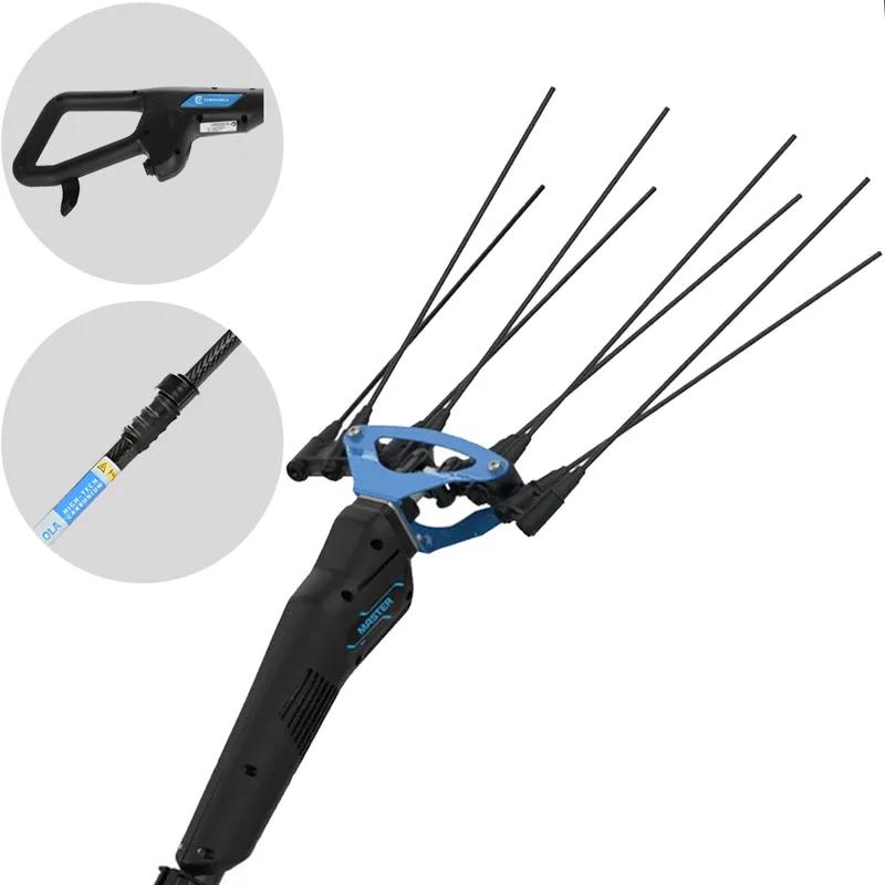 Campagnola Master - Perche en carbone et aluminium 150-220 cm - Peigne vibreur électrique à batterie