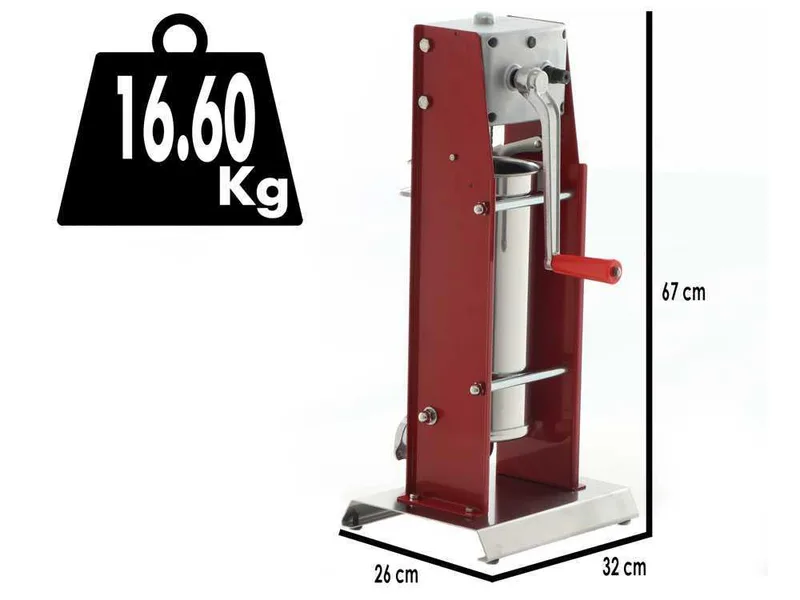 Tre Spade Mod. 7/V - Poussoir vertical manuel 7 kg - 2 Vitesses