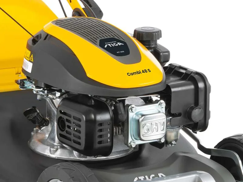 Stiga Combi 48 S - Tondeuse à gazon thermique tractée - 3 en 1 - Moteur ST 140
