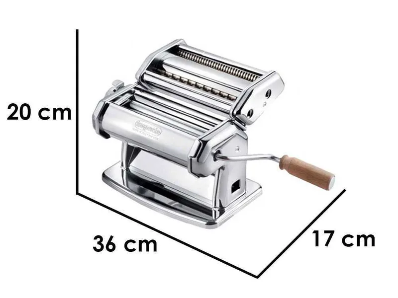 Imperia iPasta T.2/6,5 mm - Laminoir - Machine à pâtes manuelle en INOX