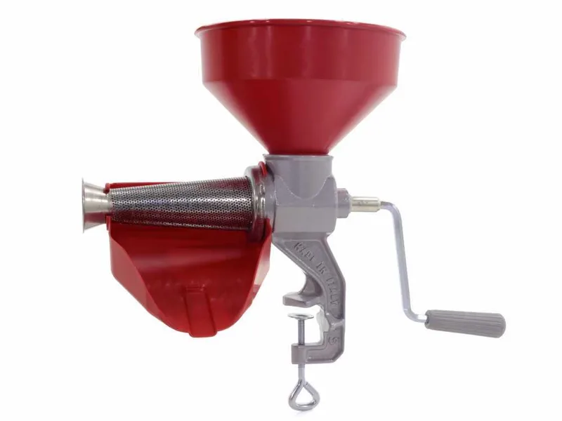 Reber 8602 N - Presse-tomates Manuel N°3 - collecteur et bac de récupération en plastique
