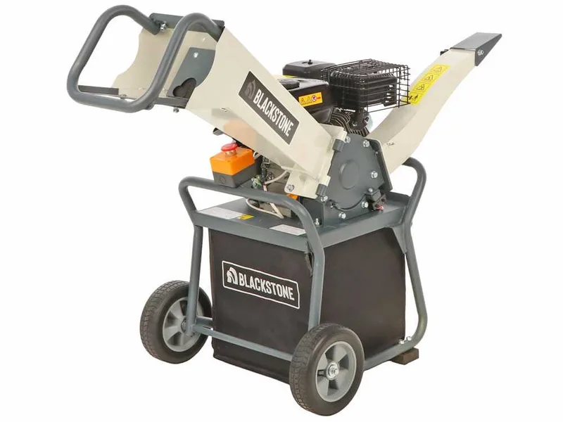 BlackStone GBK 500 - Broyeur thermique 2 en 1 avec bac ou goulotte d'éjection - Moteur Ducar DH212
