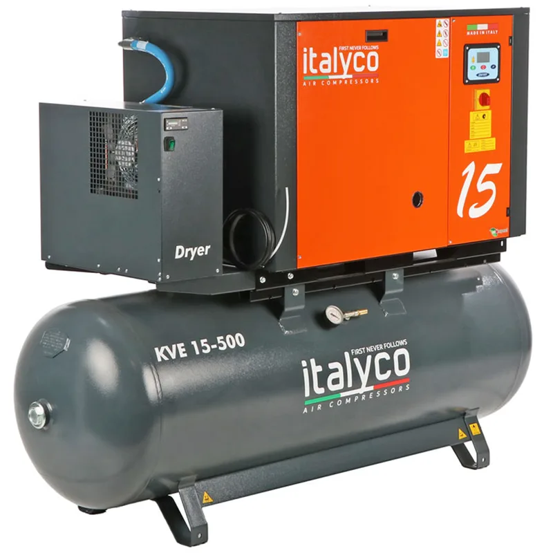 Italyco KVE 15/500 Premium - Compresseur rotatif à vis - Pression max 10 bar