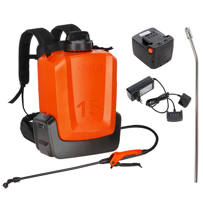 Stocker Ergomist 15 - Pulvérisateur à dos à batterie - Cuve 15 L - 21 V 4 Ah