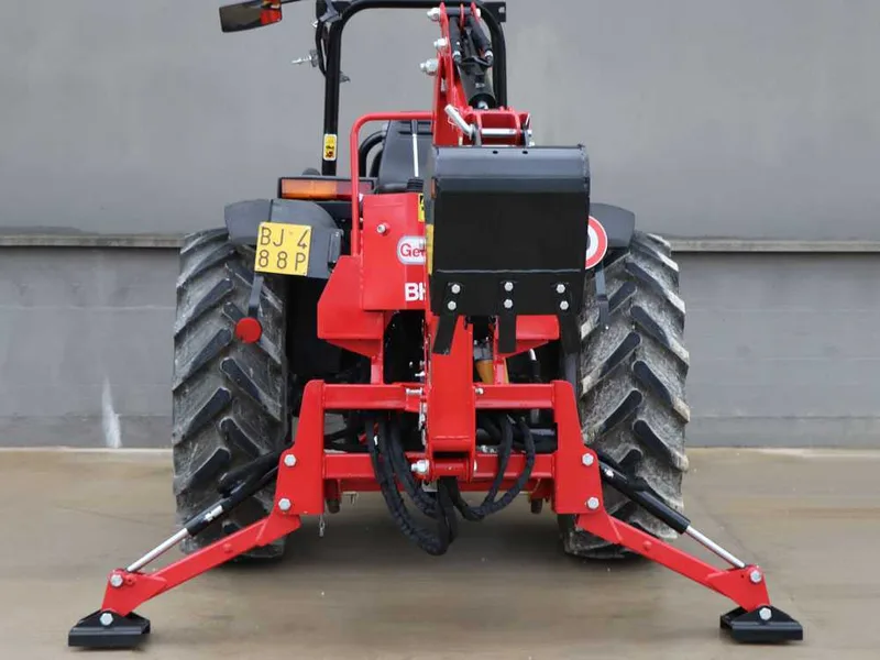 GeoTech Pro BHF 95 - Pelle rétro pour tracteur fixe