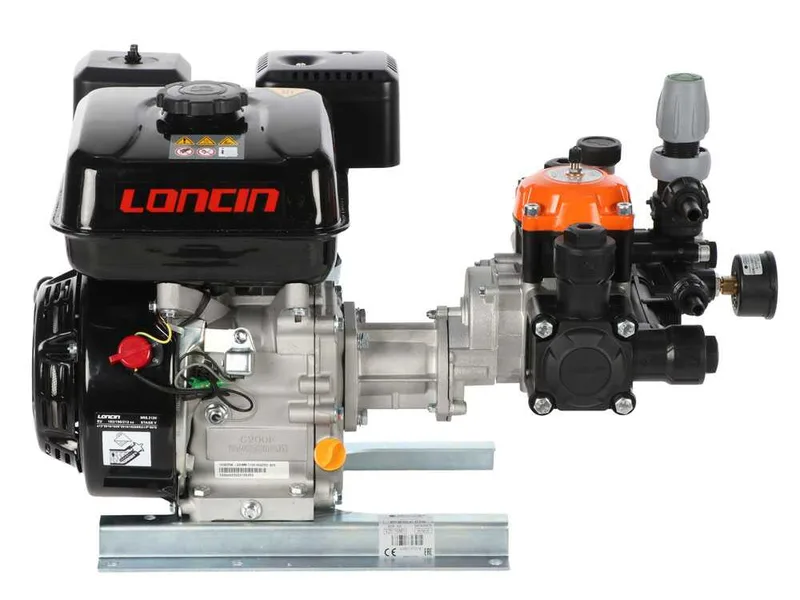 Comet MTP BPX25 PA6 - Motopompe de pulvérisation - Moteur Loncin G200F - version pour acides et produits chimiques