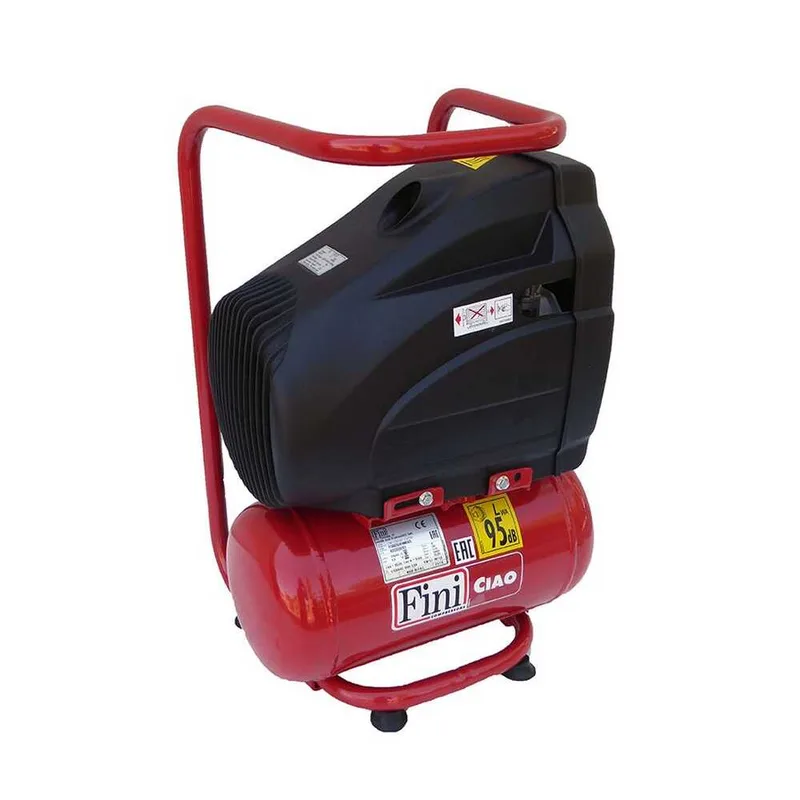 Fini Ciao 6 -Compresseur d'air électrique portatif monophasé, oil-less - Moteur 1.5 CV - 6 L