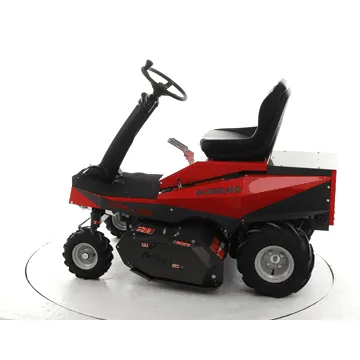 Tracteur tondeuse électrique CaRINO - Moteur à batterie 48V/200 Ah - Largeur de coupe 110 cm