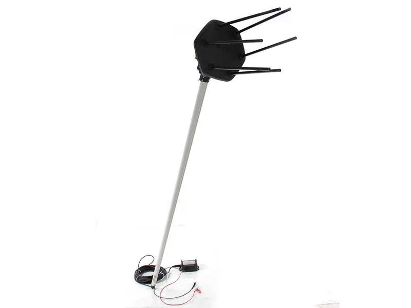 Volpi Giulivo Plus 705L - Peigne vibreur électrique à batterie 210-310 cm - perche télescopique