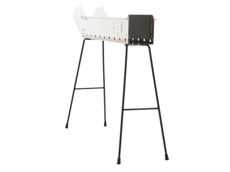 Cruccolini Inox 50 cm - Barbecue spécial pour brochettes à charbon