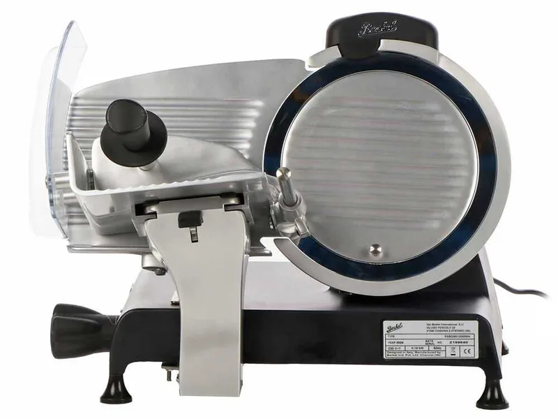 Berkel Red Line 250 Noir opaque - Trancheuse avec lame en acier de 250 mm
