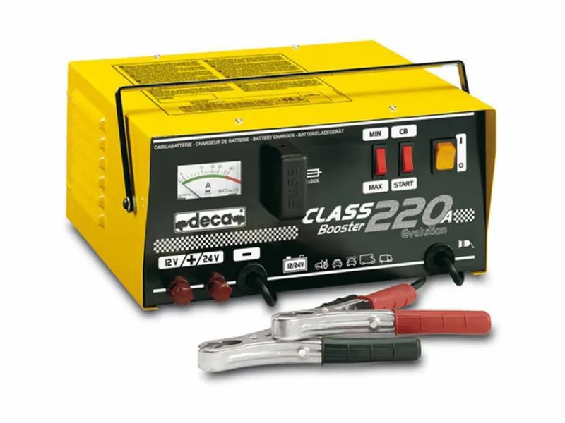 Deca class booster 220A - Chargeur de batterie - démarreur - monophasé - batteries 12-24V