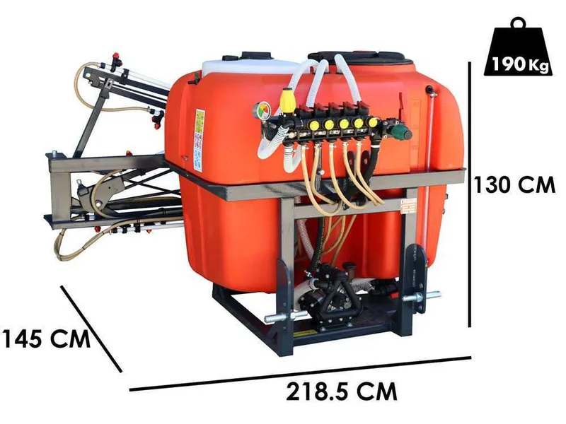 Dal Degan manda extra 400L - Pulvérisateur à tracteur - Rampe désherbage 12 m - Pompe Comet bp 125K