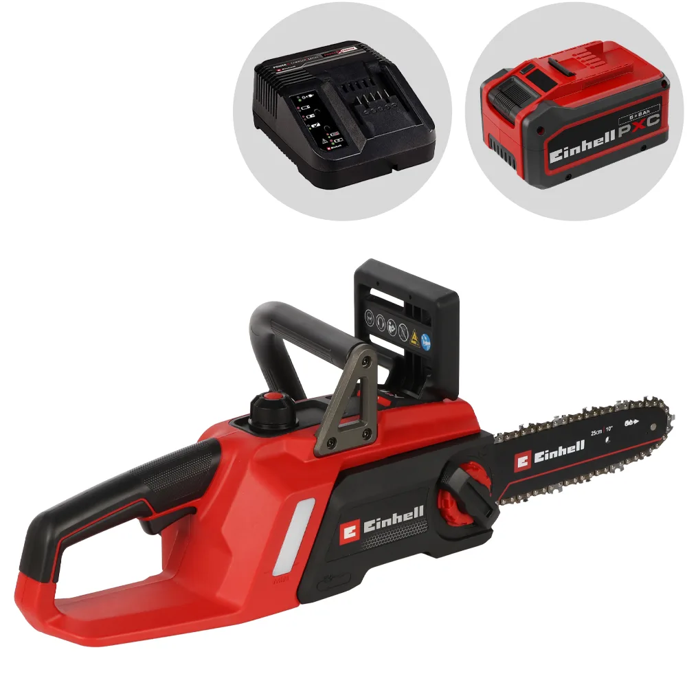 Einhell GE-LC 18/25 Li BL - Tronçonneuse à batterie - 18 V/5-8 Ah