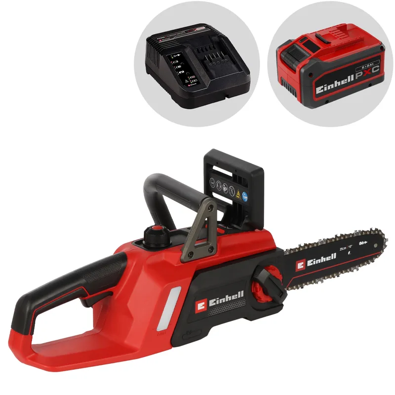 Einhell GE-LC 18/25 Li BL - Tronçonneuse à batterie - 18 V/5-8 Ah
