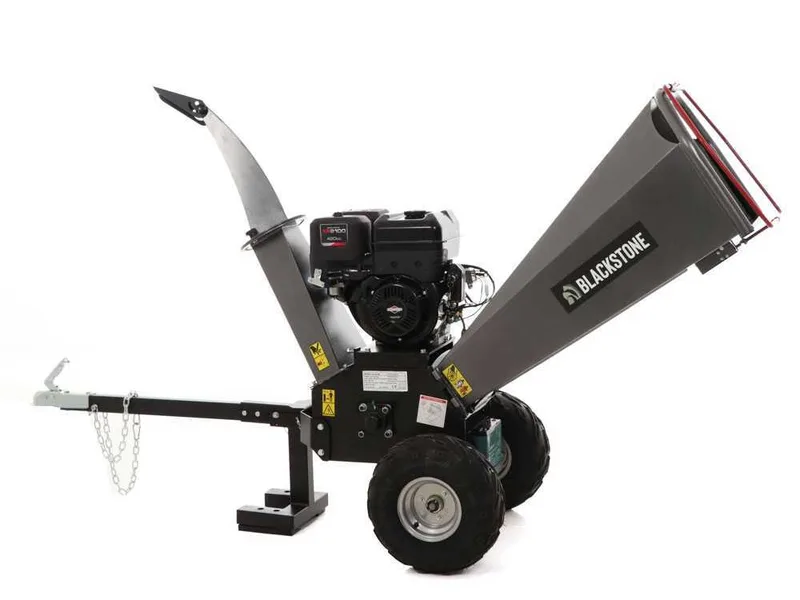 BlackStone BC 1500 BSE - Broyeur de branches thermique - Moteur B&S XR2100 de 13.5 CV