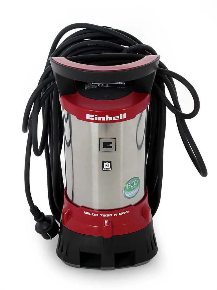 Pompe électrique immergée pour eaux chargées Einhell GE-DP 7935 N ECO - électropompe Inox 790 W