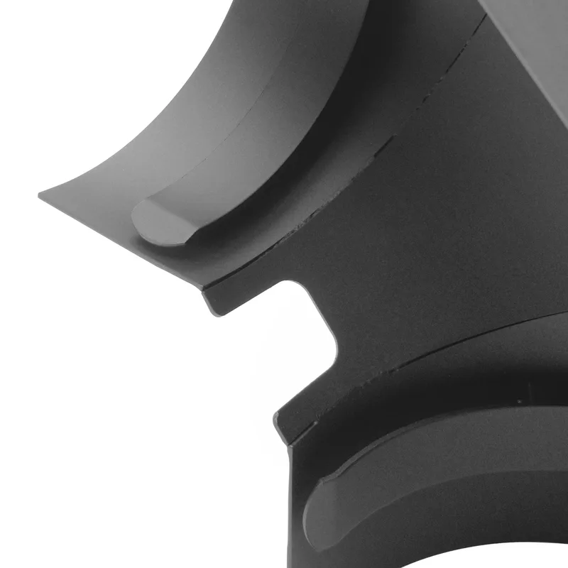 Raik Basic écran thermique 160mm gris fonte tuyau de fumée latéral pour coude 3 pièces 90° pour tuyau de fumée / conduit de fumée
