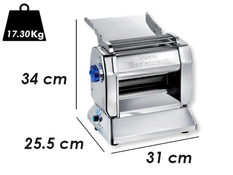 Imperia New Restaurant - Laminoir - Machine à pâtes électrique en INOX 160W