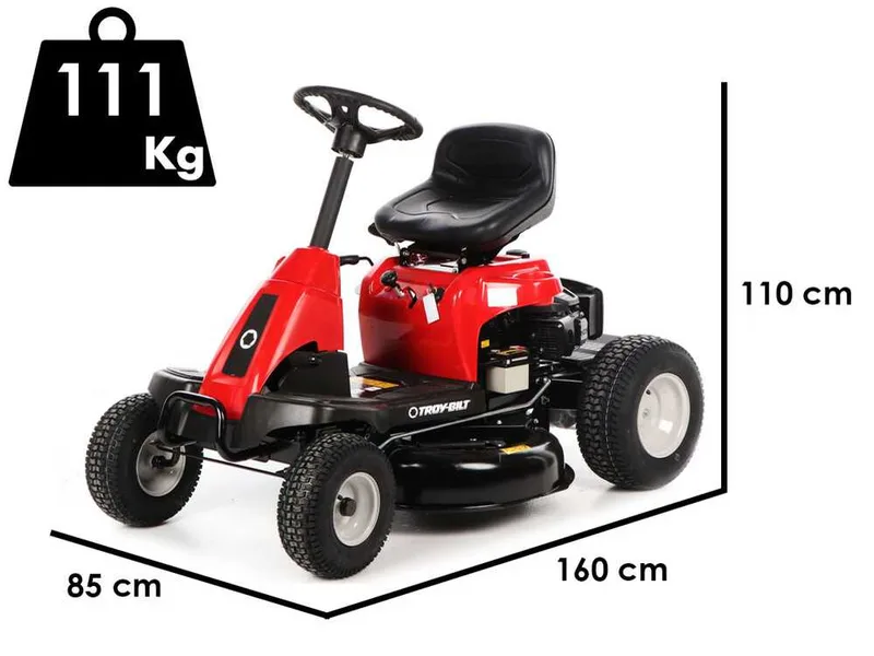 Troy-Bilt TB 60T-S SELECT - Tondeuse autoportée - avec éjection latérale - Moteur de 196 cc