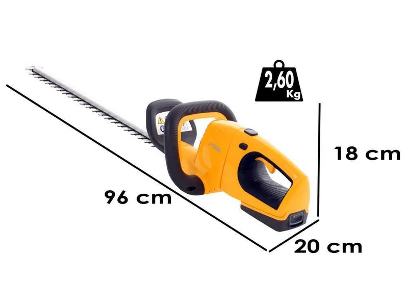 STIGA HT 100e KIT - Taille-haie à batterie - 20V/2Ah - Lame de 55 cm