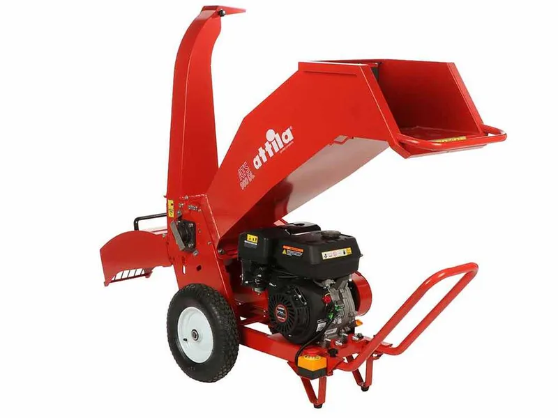 Attila ATS 900 DL - Broyeur de végétaux thermique – Moteur essence Loncin 270 cm³ – Double configuration d’éjection