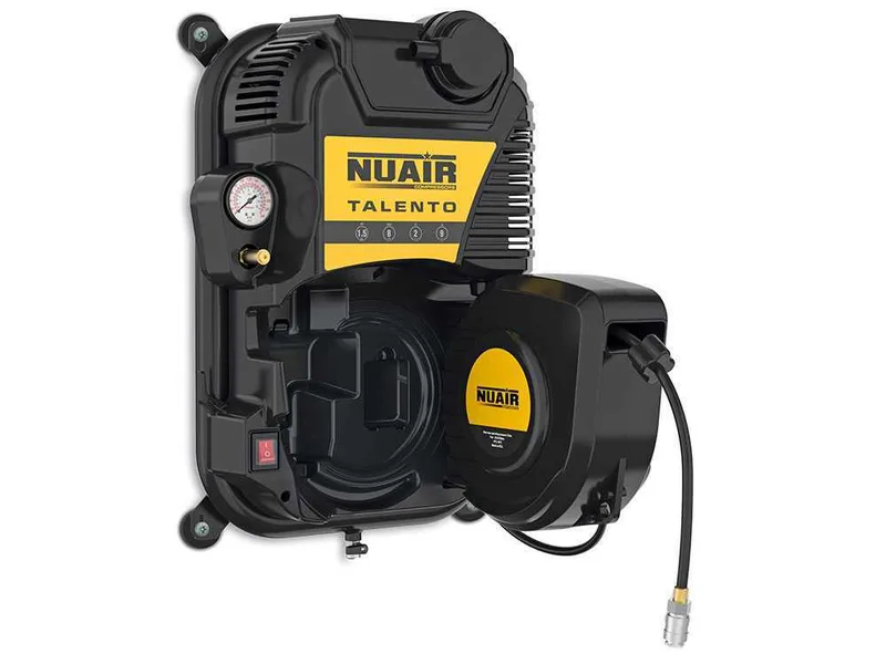 Nuair Talento - Compresseur monophasé mural, oil-less - Motoeur 1.5 CV