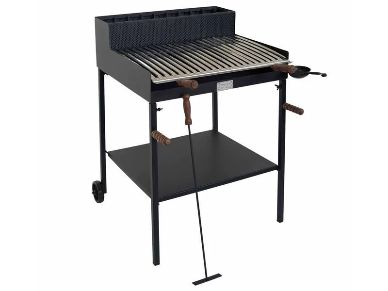 Cruccolini Belvedere Maxi - Barbecue en fer artisanal à bois et charbon