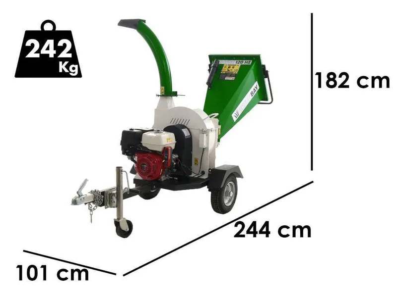 GreenBay GB-WDC 120 HE - Broyeur thermique professionnel - Moteur Honda GX390