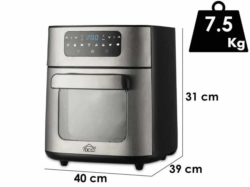 DCG FR3610D - Friteuse sans huile 10L Digitale 1700 W