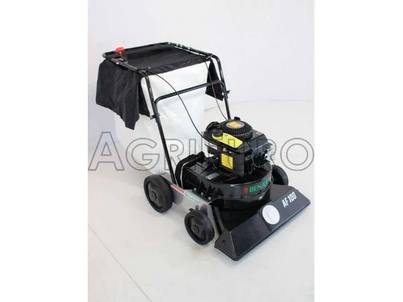 Benassi AF 100 - Aspirateur à feuilles sur roues à poussée manuelle - B&S 675 EXi
