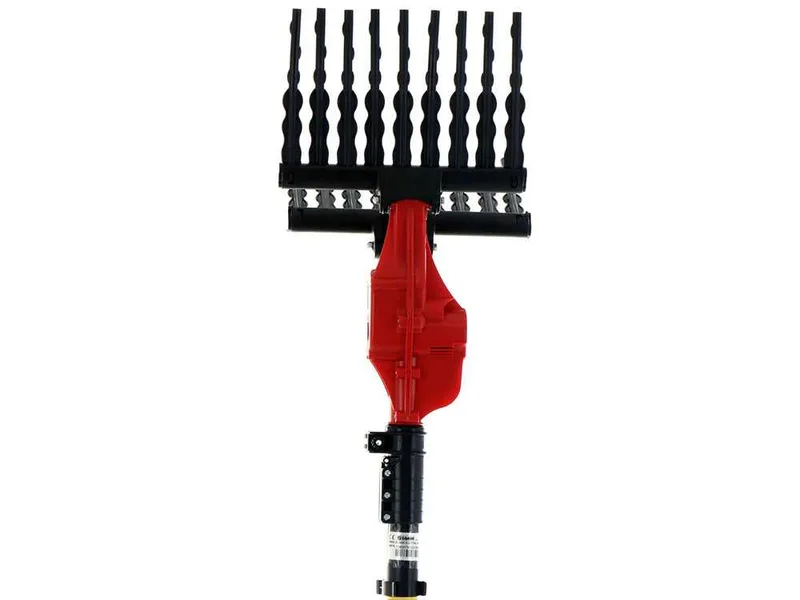 Peigne vibreur électrique à batterie Zanon Olivar Electric AL 300 - Perche télescopique en aluminium 210 - 340 cm